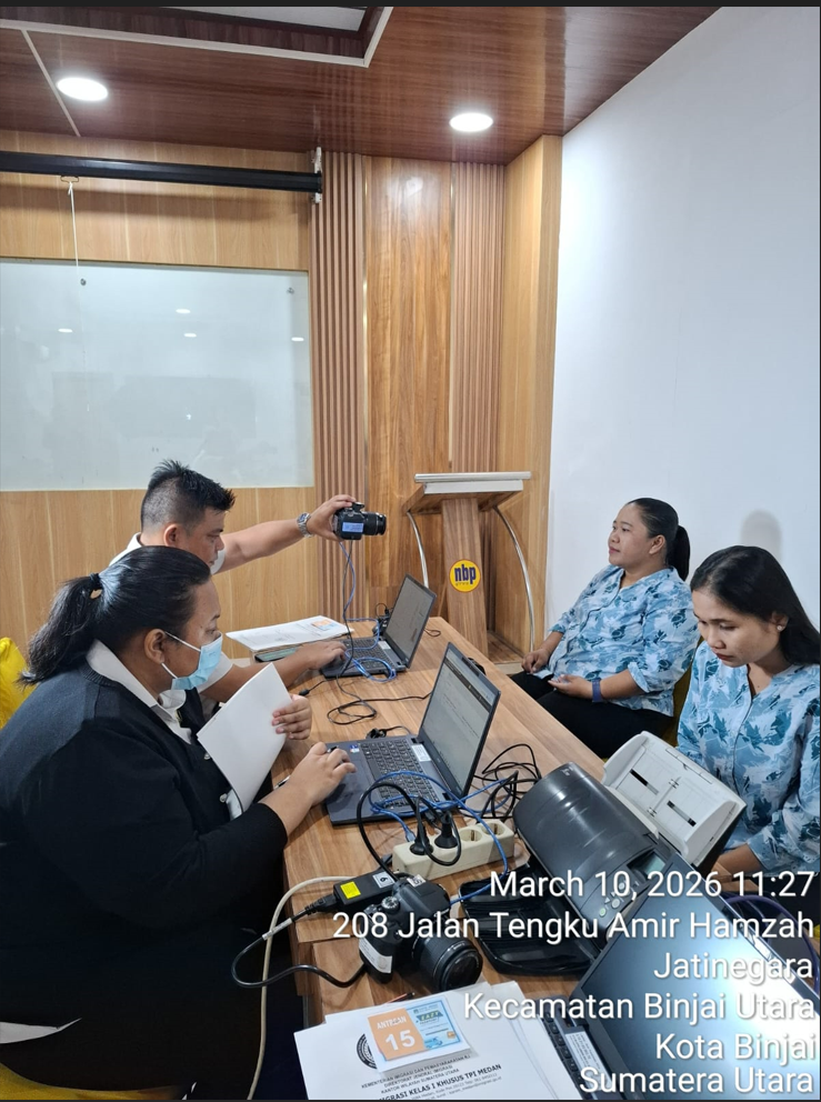 Permudah Pengurusan Paspor, Imigrasi Medan Hadirkan Smart Eazy Passport di PT BPR NBP 22 BINJAI